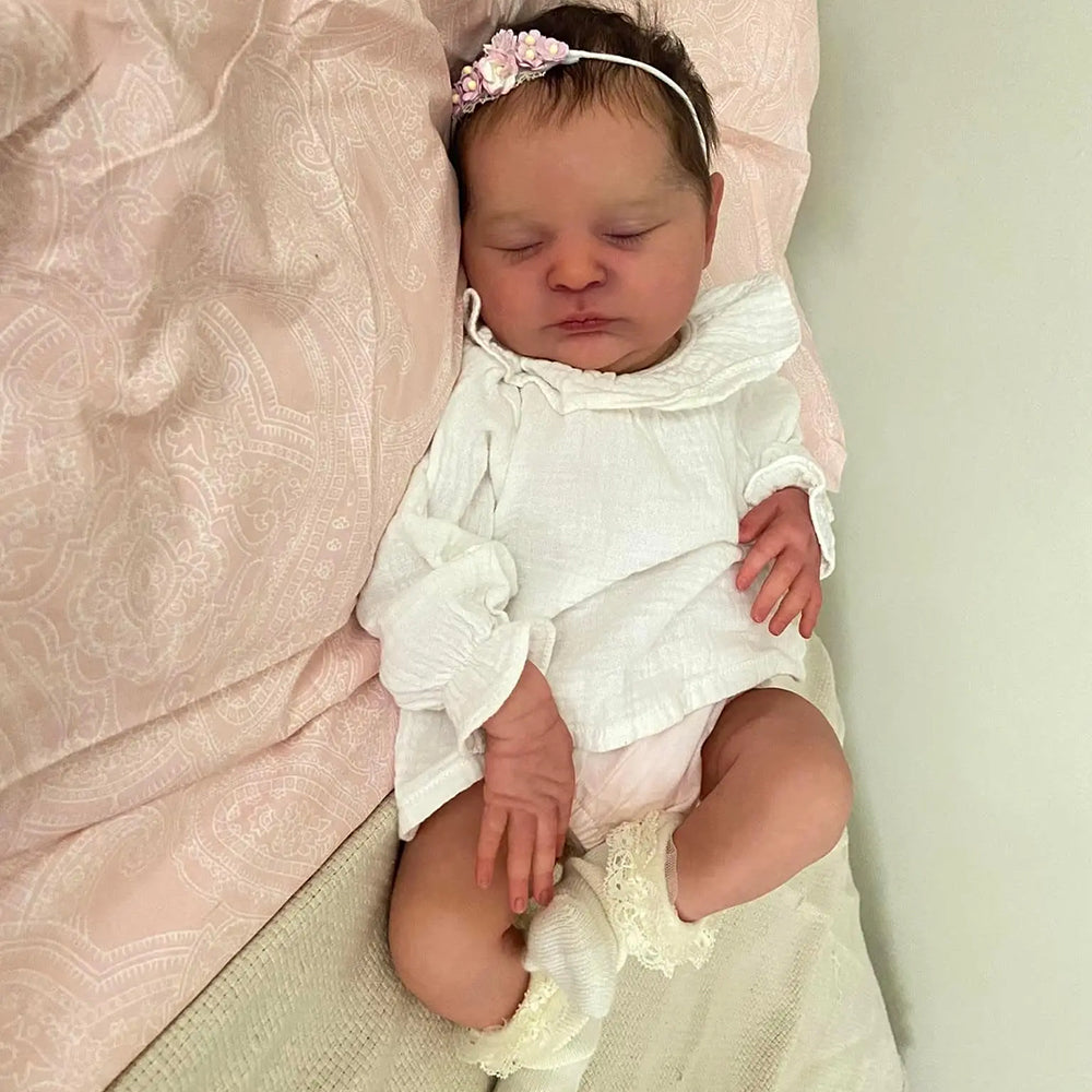 20 pollici Cheryl Chiudi gli occhi Bambole Reborn Laura Rosydolls