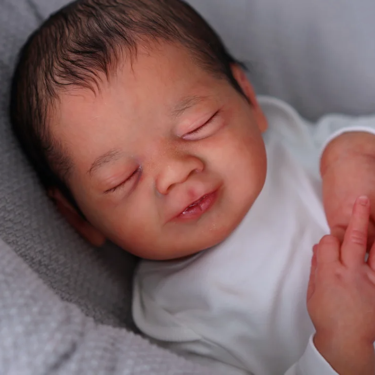 Unfinished 18 Inch Closed Eyes Reborn Vito Doll Kit