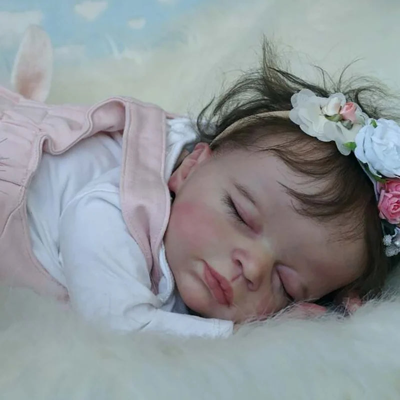Unpainted 20 Inch Closed Eyes Reborn-Coco Doll Kit