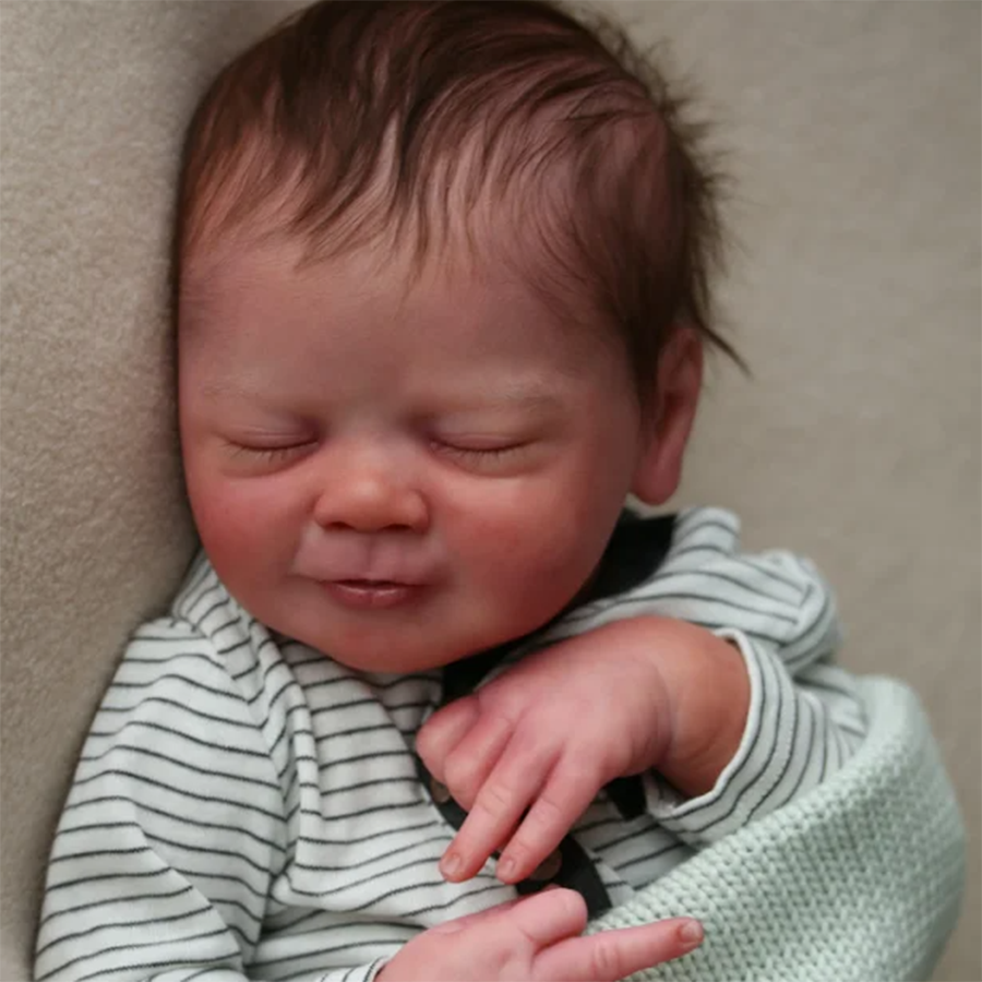 Unfinished 18 Inch Closed Eyes Reborn Vito Doll Kit