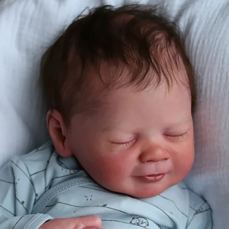 Unfinished 18 Inch Closed Eyes Reborn Vito Doll Kit