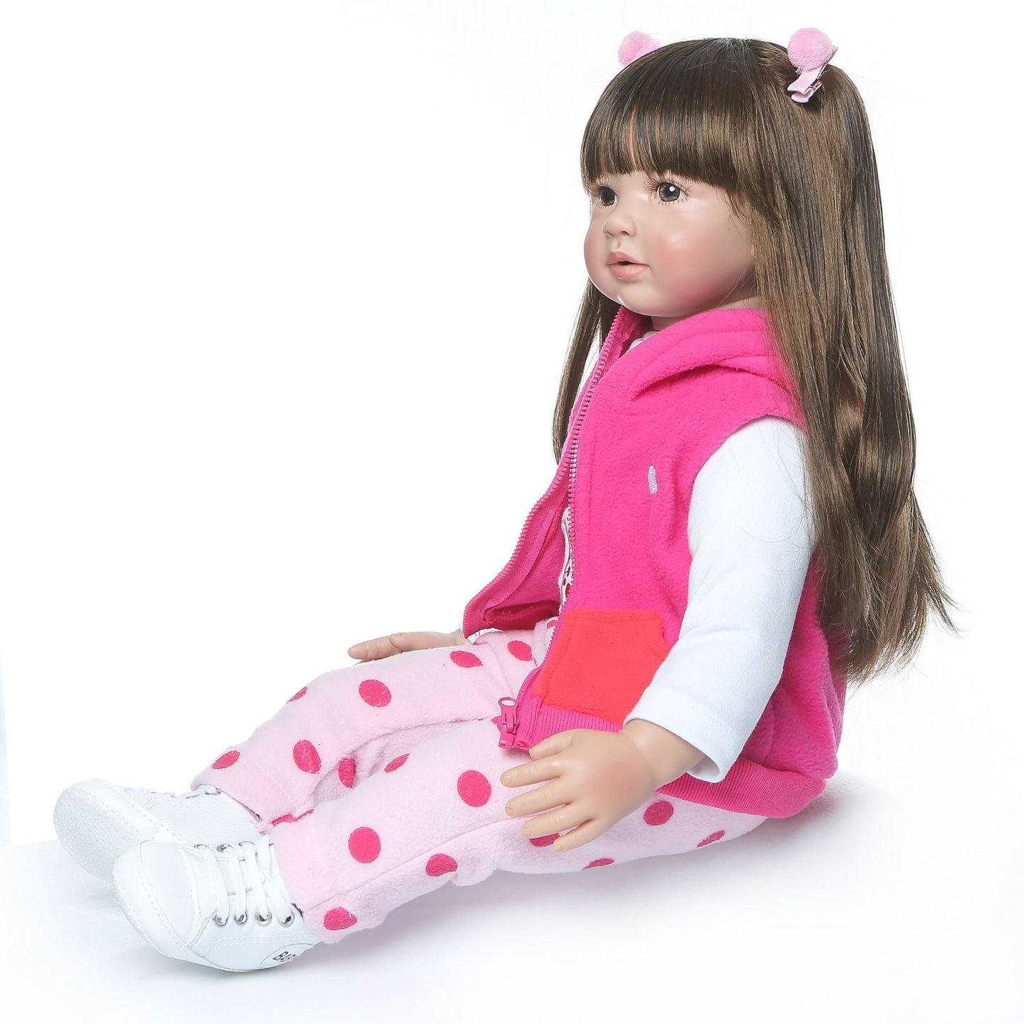 60cm Simulated Princess Long Hair Rebirth Doll