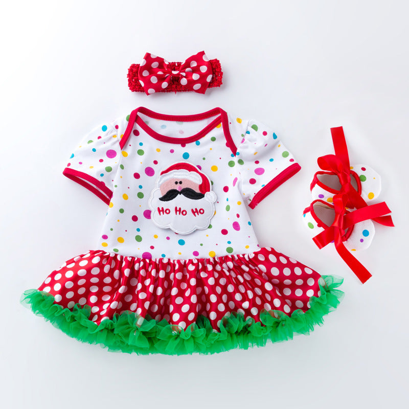 Short Sleeve Christmas Clothes for 22-23 Inch Reborn Dolls