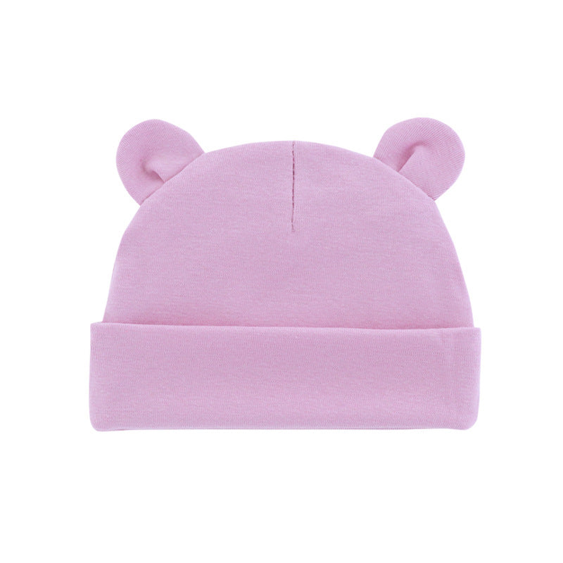 Solid Color Baby Cotton Hood