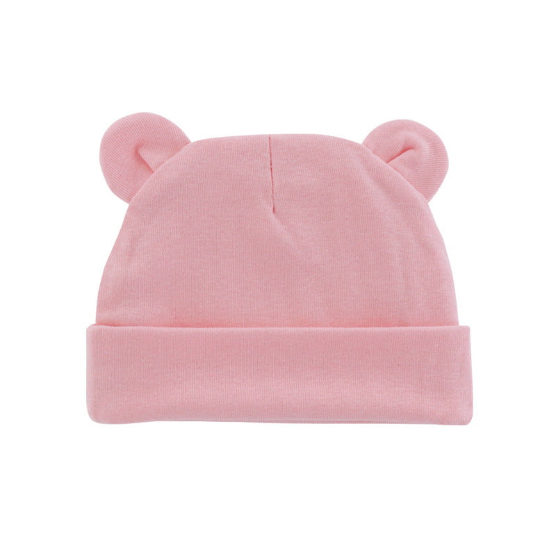Solid Color Baby Cotton Hood