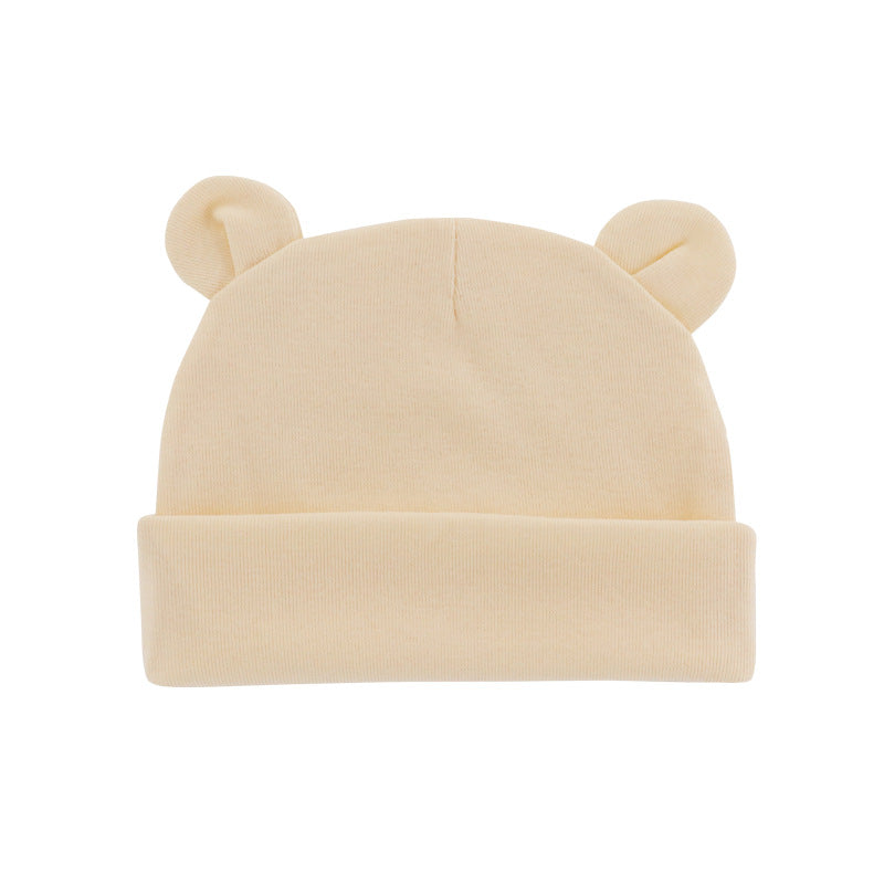 Solid Color Baby Cotton Hood