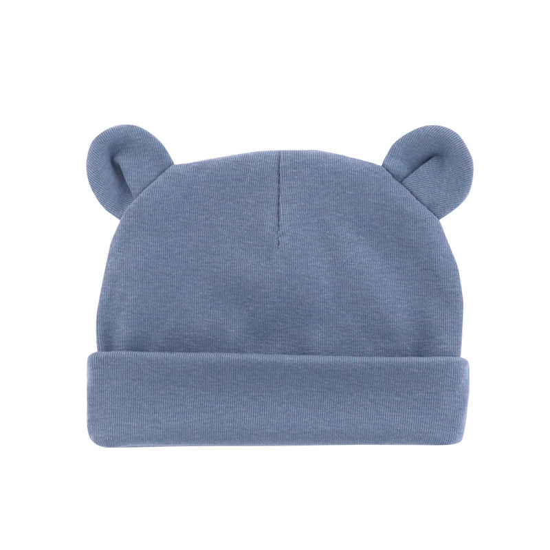 Solid Color Baby Cotton Hood