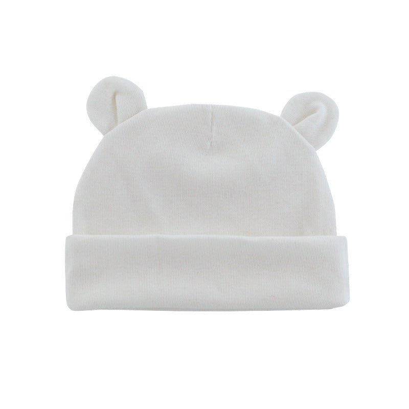 Solid Color Baby Cotton Hood