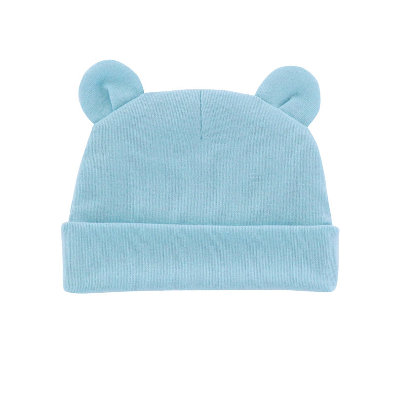 Solid Color Baby Cotton Hood