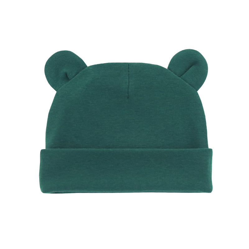 Solid Color Baby Cotton Hood
