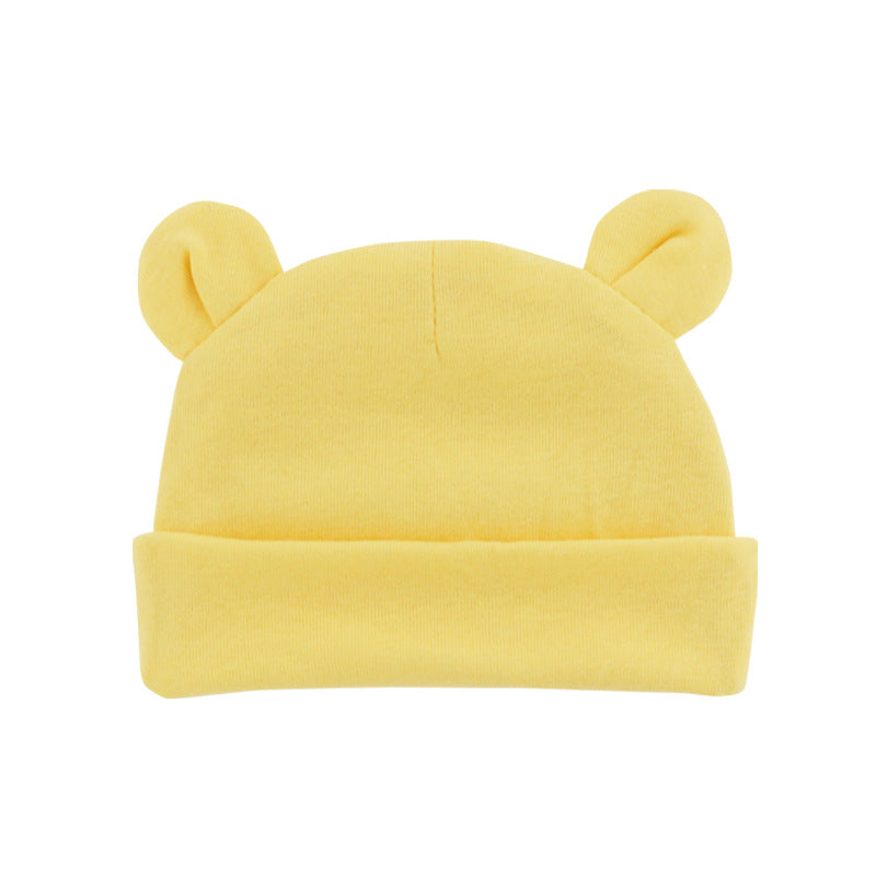 Solid Color Baby Cotton Hood