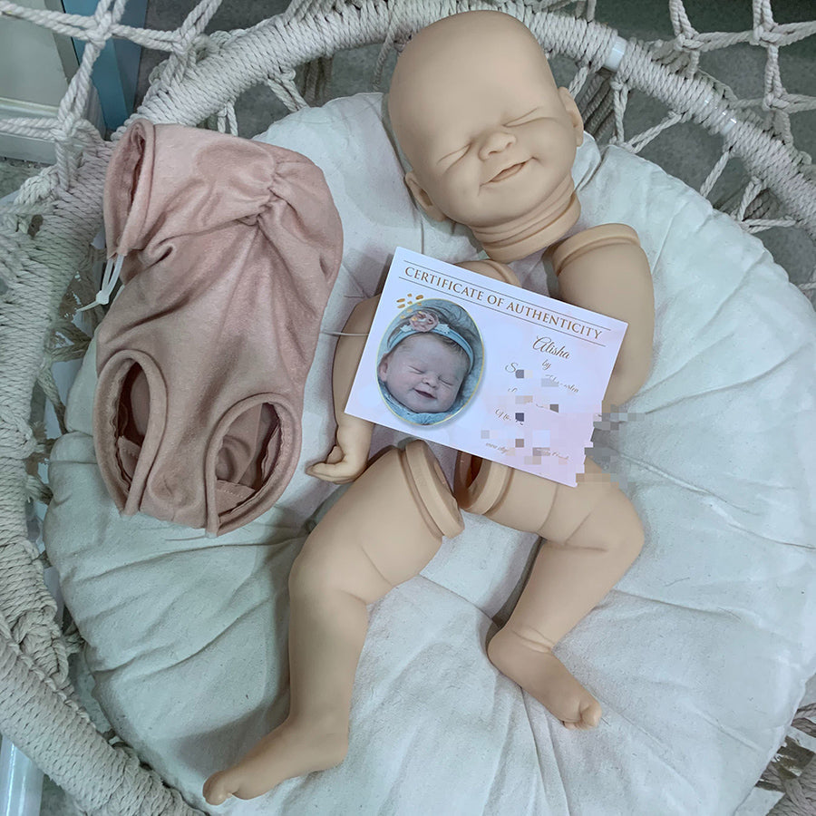 Alisha Smiley Face 21 inch Reborn Doll Kit