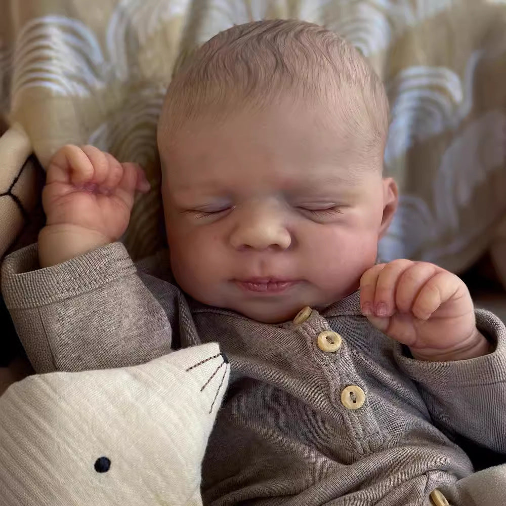 19 inch Gail Lifelike Close Eyes Reborn Doll Pascale Rosydolls
