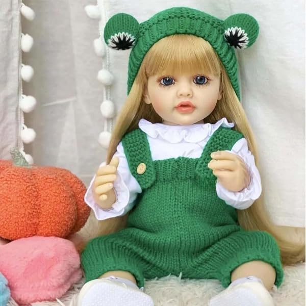 22 inch Reborn Doll Girls Cheryl with long blonde hair