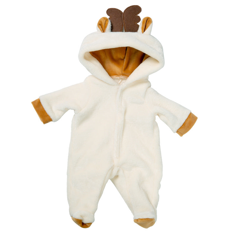 17 inch Reborn Baby Doll Clothes with Cartoon Animals
