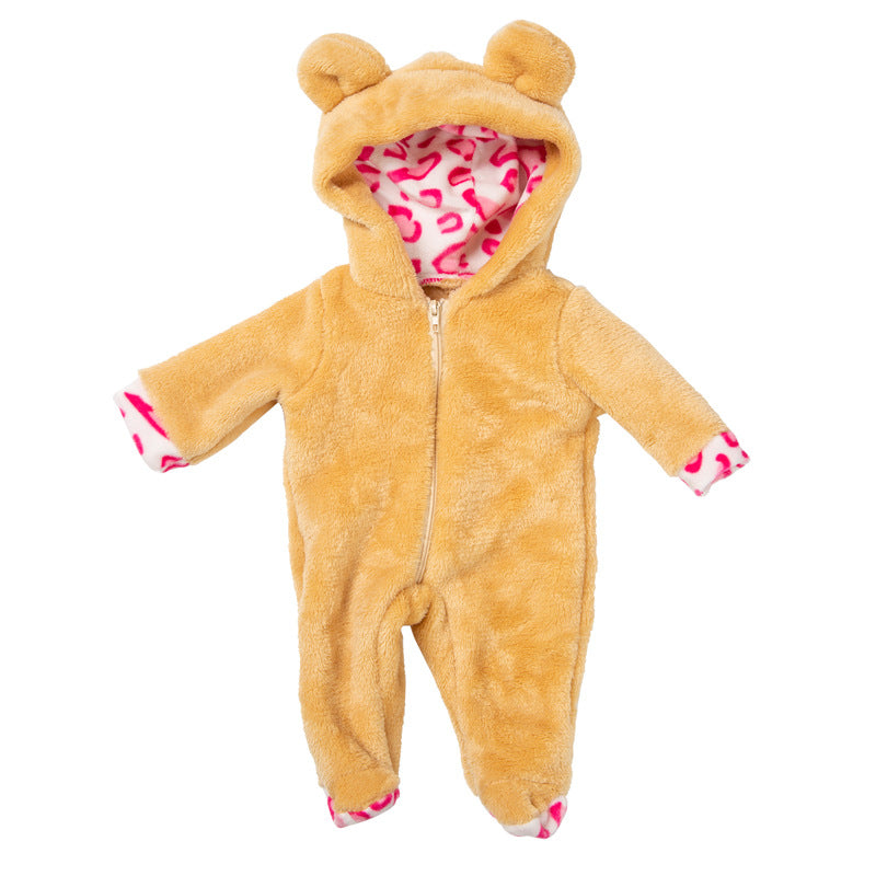 17 inch Reborn Baby Doll Clothes with Cartoon Animals