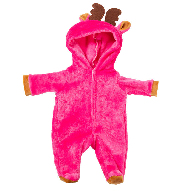 17 inch Reborn Baby Doll Clothes with Cartoon Animals