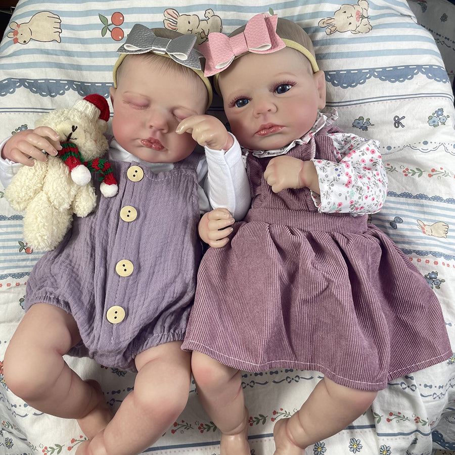 Bambola Reborn Cloveray 50 Cm – Baby Doll Realistica In Vinile