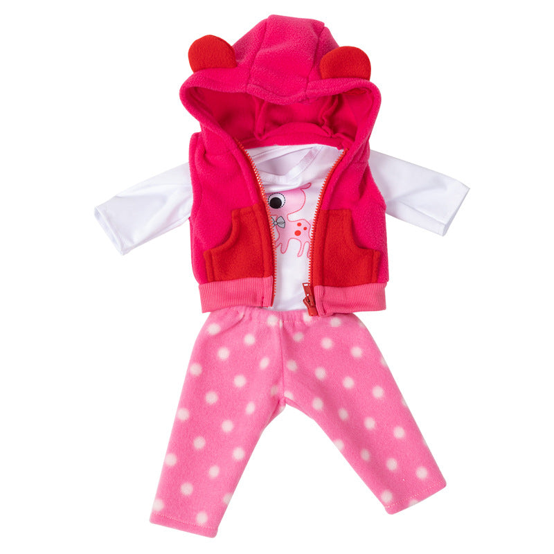 Set Di 5 Vestiti Rosa Da 17 Cm Per Bambole Da 17 Cm, Set Di Accessori Set Di 5 Vestiti Rosa Da 17 Cm Per Bambole Da 17 Cm, Set Di Accessori