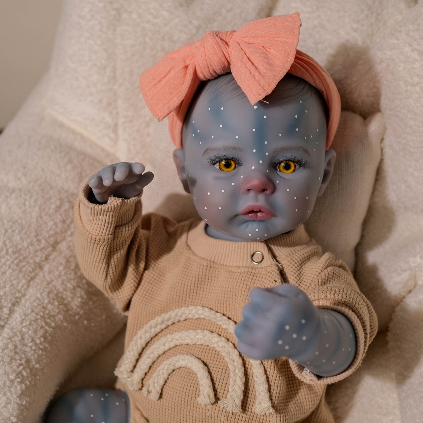 19 pollici occhi aperti Reborn Avatar Bambina-Meadow