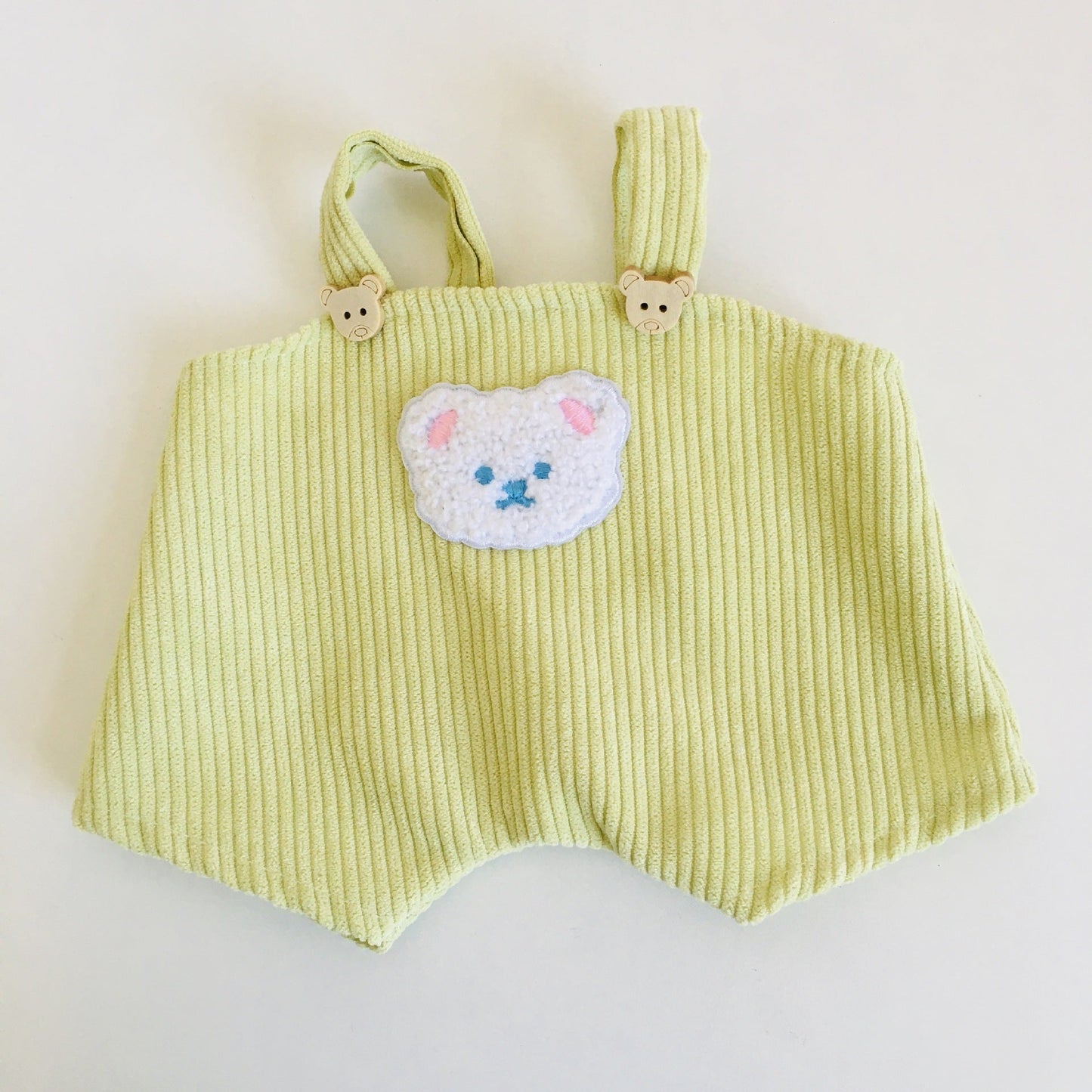 Bear Button Overalls for 30cm Dolls