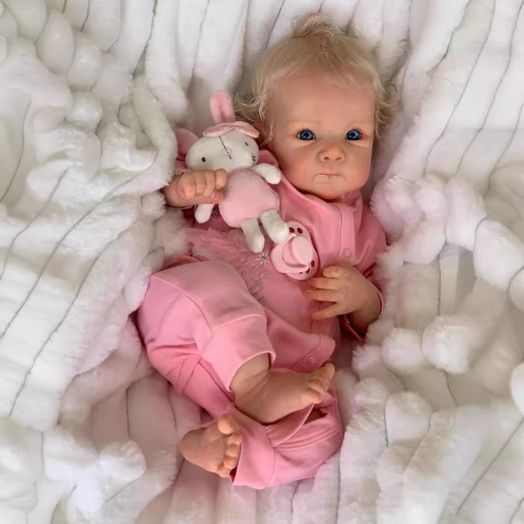 Bambola Reborn Femmina 50 Cm - Sogni D'Oro Con La Tua Nuova Amica! Morbida E Realistica, Perfetta Per Coccole E Giochi Di Ruolo