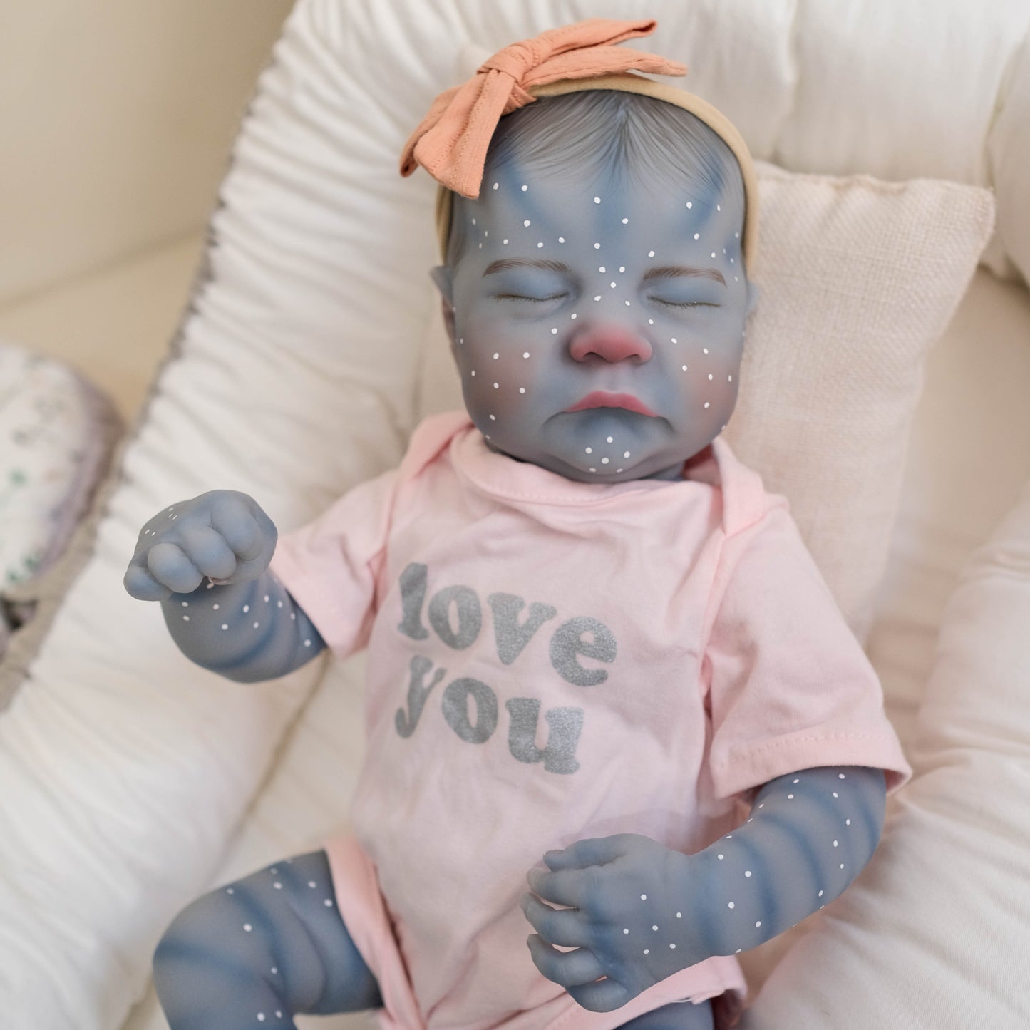 19 pollici occhi chiusi Reborn Avatar Baby Ragazza-Levi