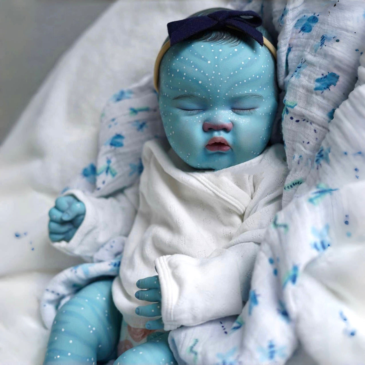 Avatar Baby Dolls Reborn Doll Avatar-Ashia 21 Inch With Closed Eyes