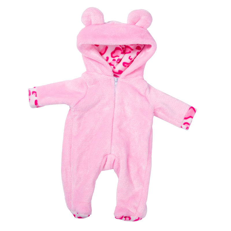 17 inch Reborn Baby Doll Clothes with Cartoon Animals