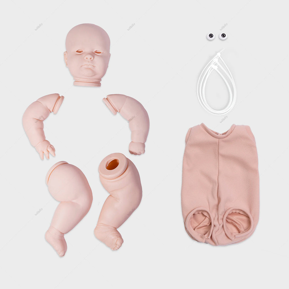 23 inch Unpainted Joseph Cute Reborn Doll Kit