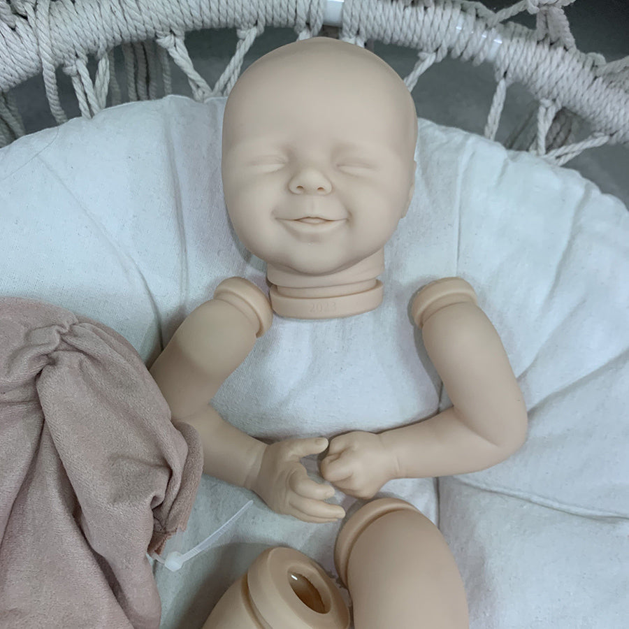 Agnes Smiley Face 18 inch Reborn Doll Kit