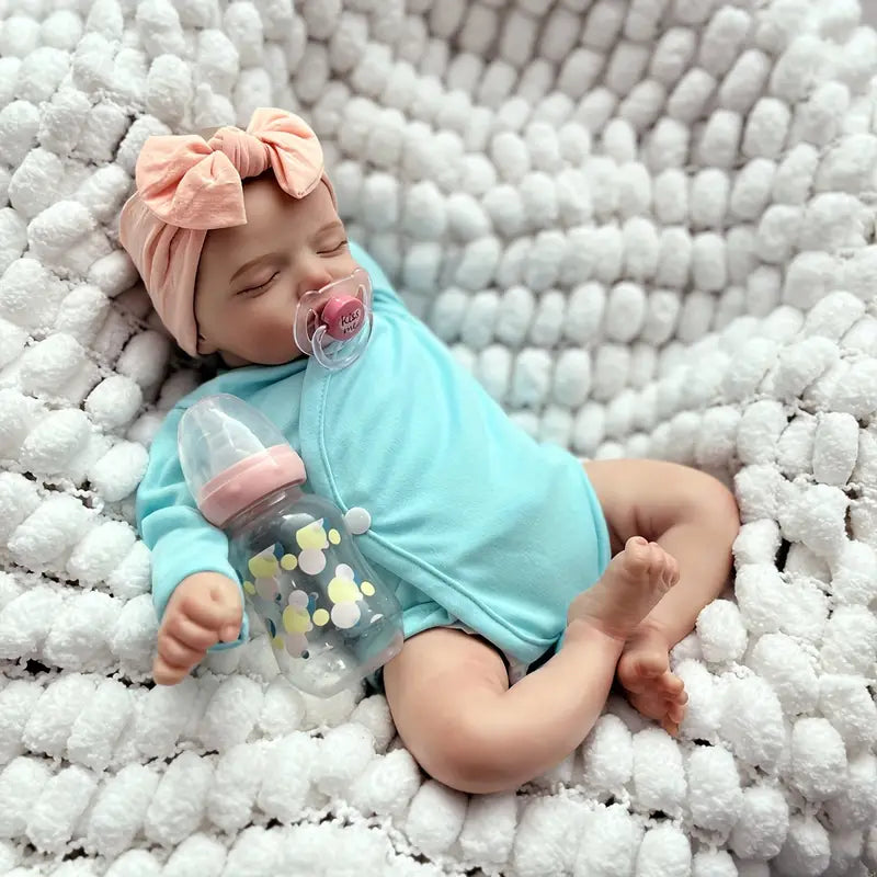 20 pollici dolce Rosalie Reborn Dolls ragazza in abiti blu