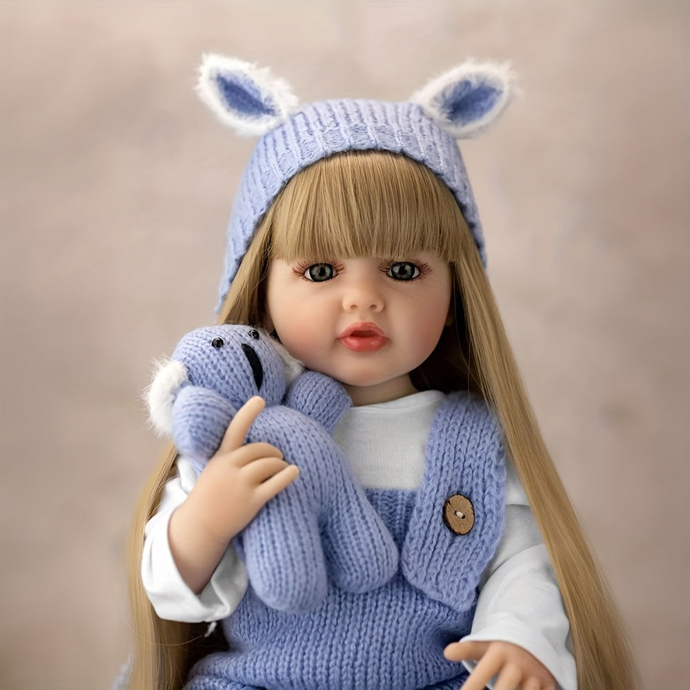 22 inch Reborn Doll Girls Cheryl with long blonde hair