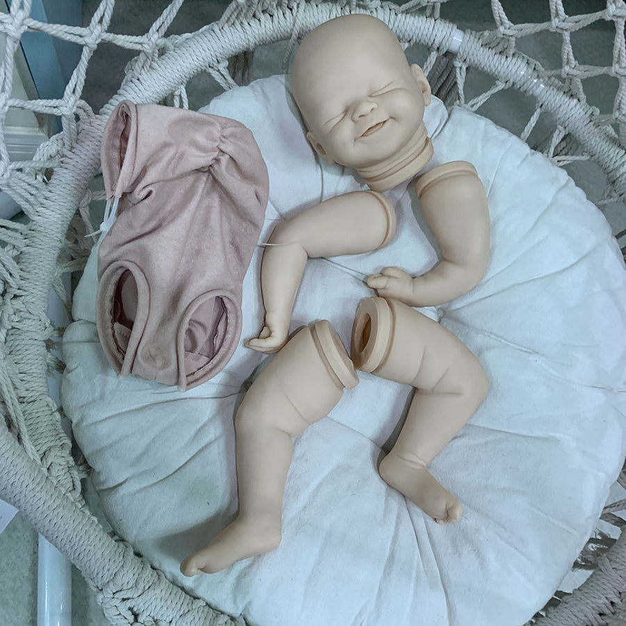 Alisha Smiley Face 21 inch Reborn Doll Kit