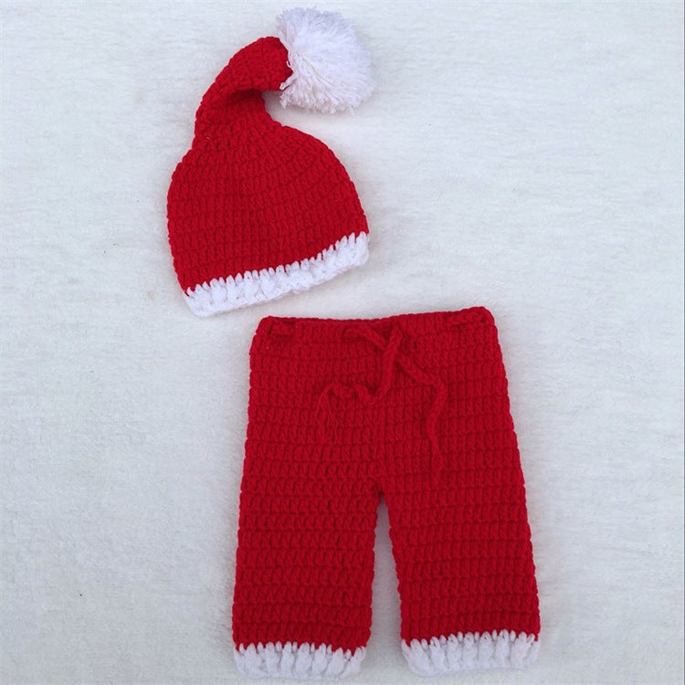 Knitted Christmas outfit for 20-24 inch dolls