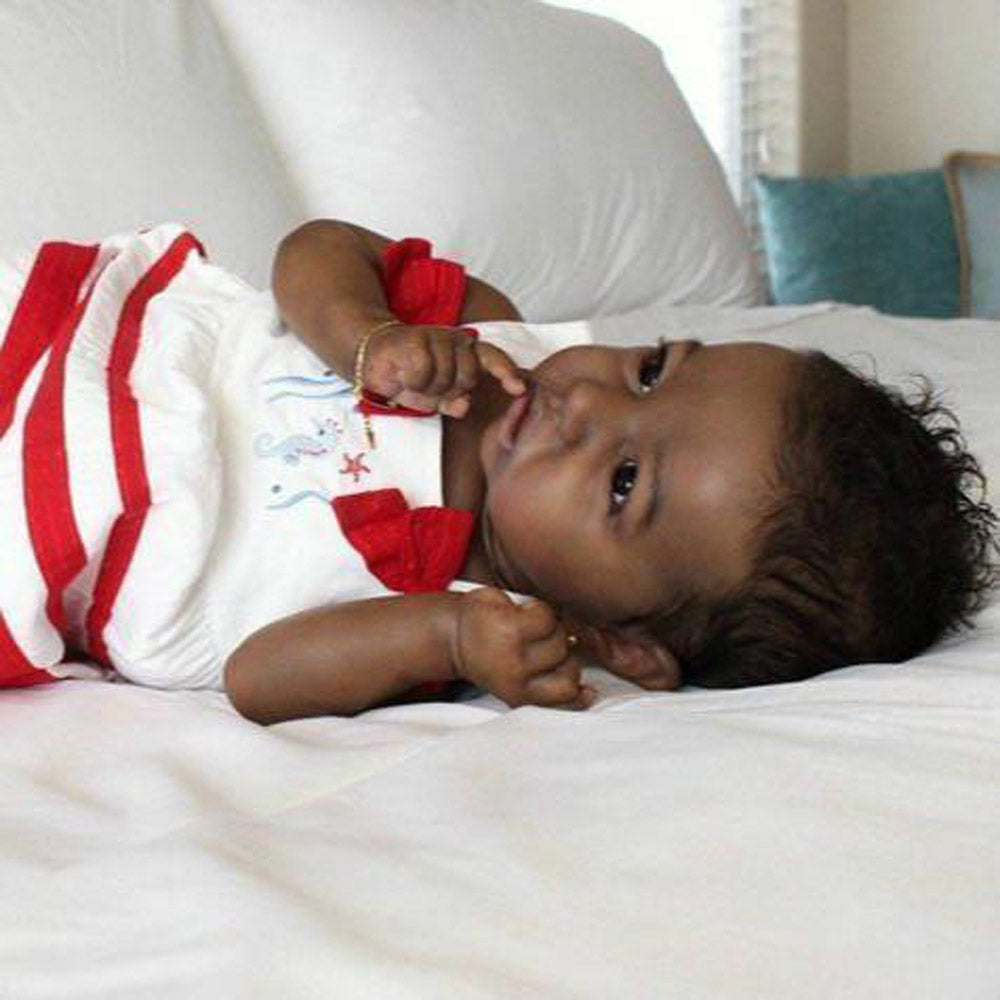 22 pollici Poca Elaine Reborn Nera Bambole Reborn Femmine Rosydolls
