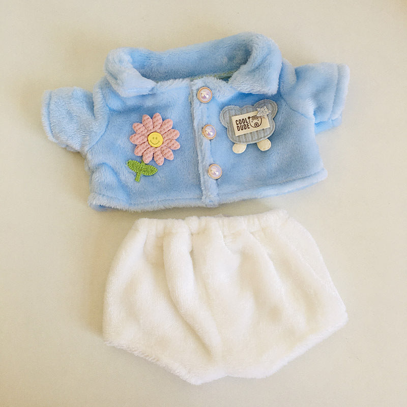 Set di vestiti di peluche per bambole reborn da 30 cm