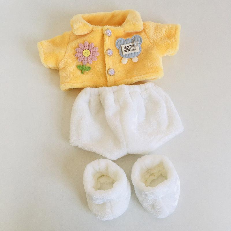 Set di vestiti di peluche per bambole reborn da 30 cm