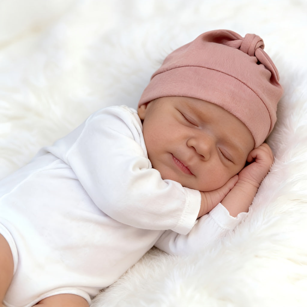 Bambola reborn neonatale realistica con occhi chiusi e pittura 3D da 19 pollici - Pascale