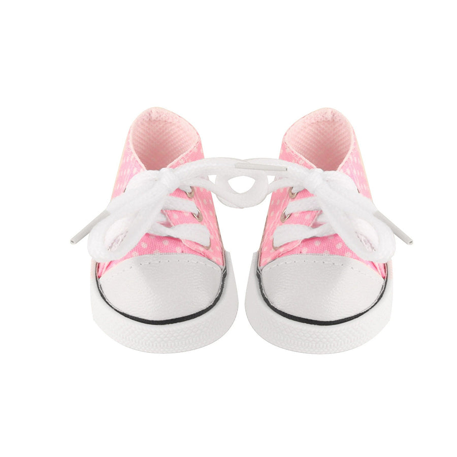 Scarpe alte in tela per bambole reborn da 17-18 pollici