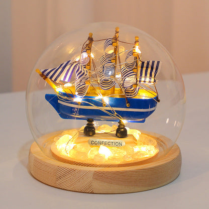 Luce notturna 3D per vela creativa