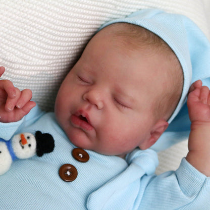 Kit per bambola reborn Alexis da 22 pollici occhi chiusi non verniciati