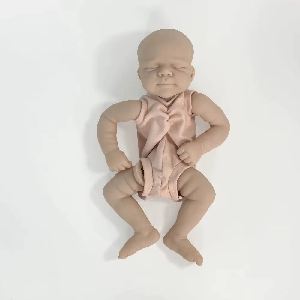 Unfinished 19 Inch Closed Eyes Reborn Pascale Doll Kit