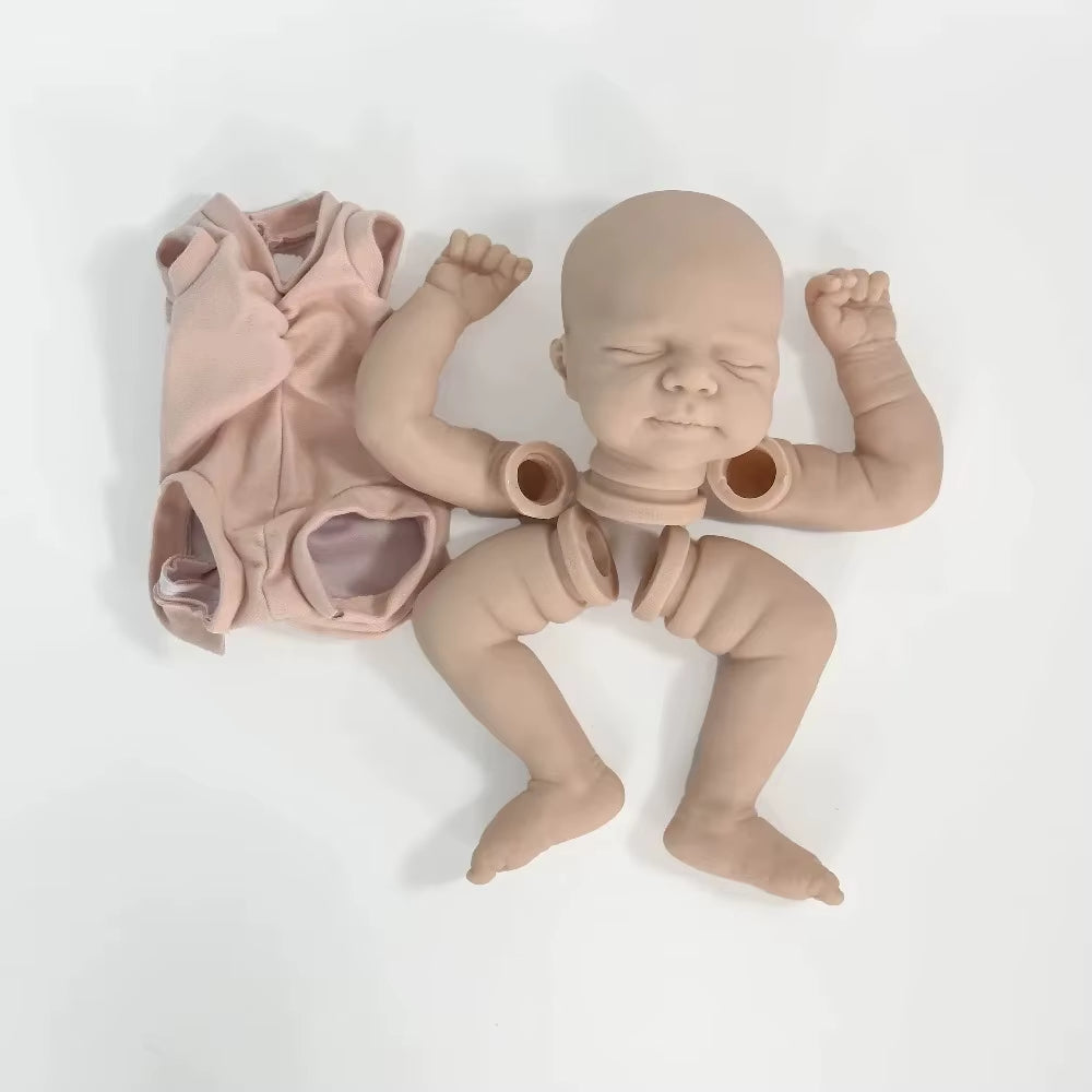 Unfinished 19 Inch Closed Eyes Reborn Pascale Doll Kit