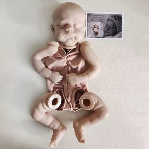 21 Inches Closed Eyes Unpainted Eric Reborn Doll Kit