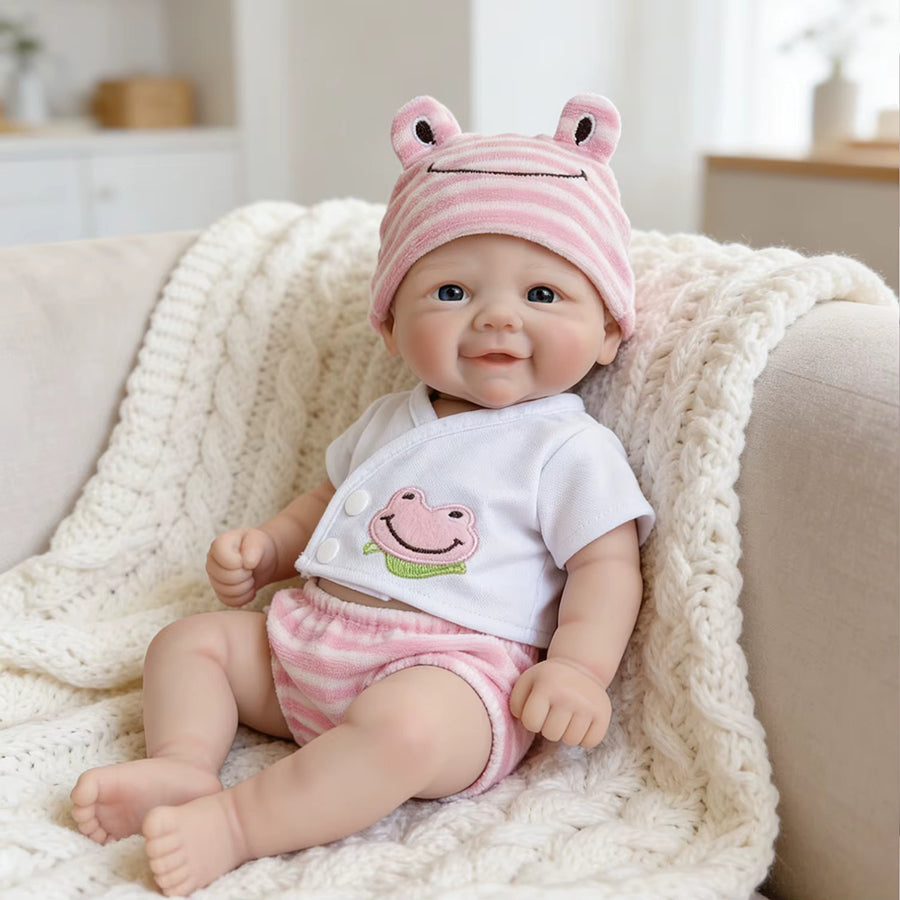 30cm Full Silicone Soft Reborn Doll Girl Vivienne
