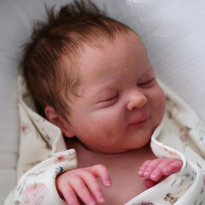 Kit per bambola reborn Olivia da 19 pollici occhi chiusi non verniciati