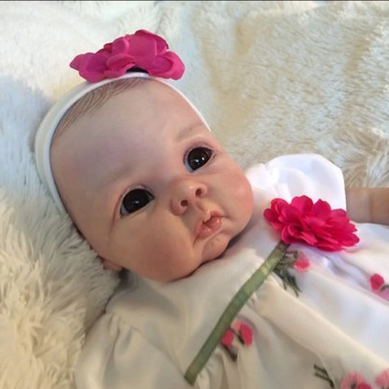 22 inch Chrissy DIY Blank Reborn Doll Kit Eyes Open