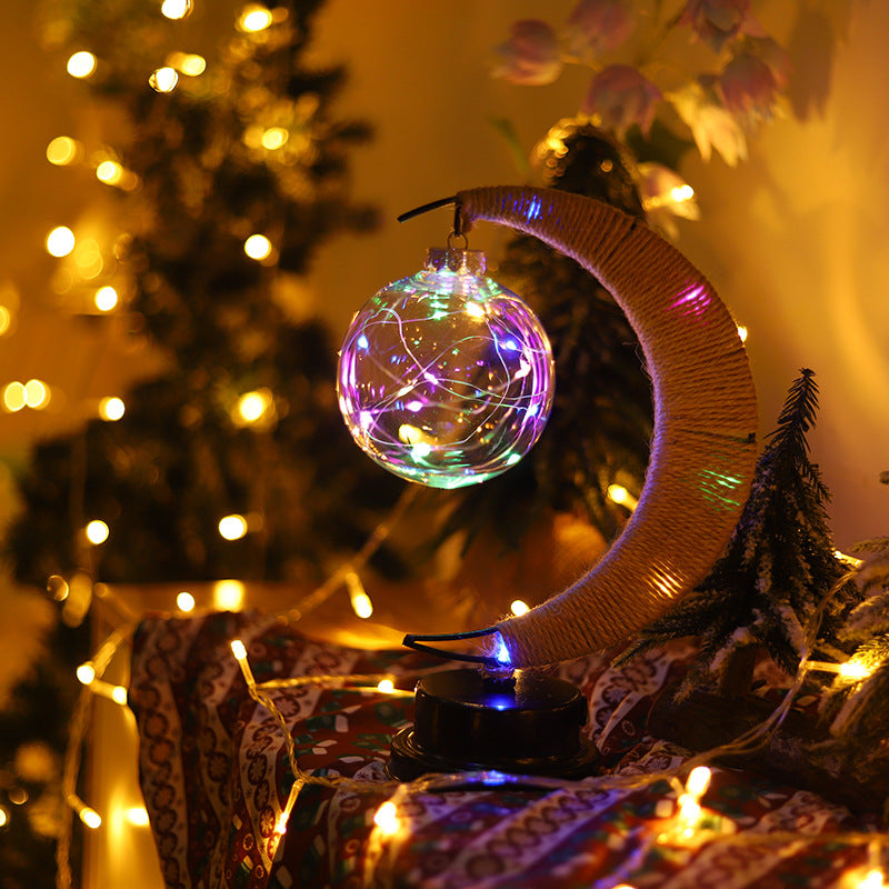 Luce notturna USB colorata 3D lunare