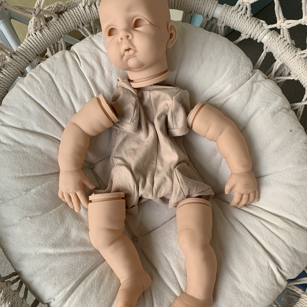 22 inch Chrissy DIY Blank Reborn Doll Kit Eyes Open